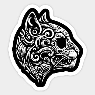 Monochromatic Whiskers Sticker